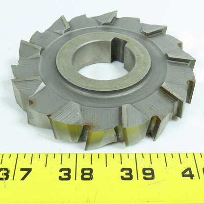 5/8"x 1-1/4" Slitting Saw Side Milling Cutter Straight & Staggered Tooth Lot/2