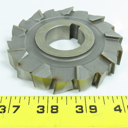 5/8"x 1-1/4" Slitting Saw Side Milling Cutter Straight & Staggered Tooth Lot/2