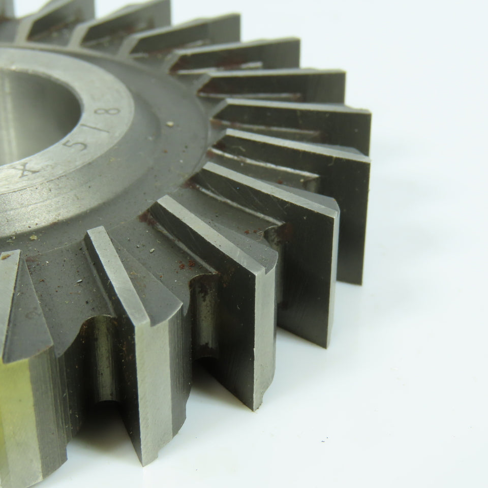 5/8"x 1-1/4" Slitting Saw Side Milling Cutter Straight & Staggered Tooth Lot/2
