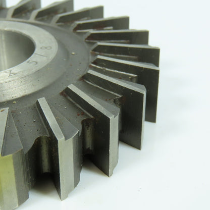 5/8"x 1-1/4" Slitting Saw Side Milling Cutter Straight & Staggered Tooth Lot/2