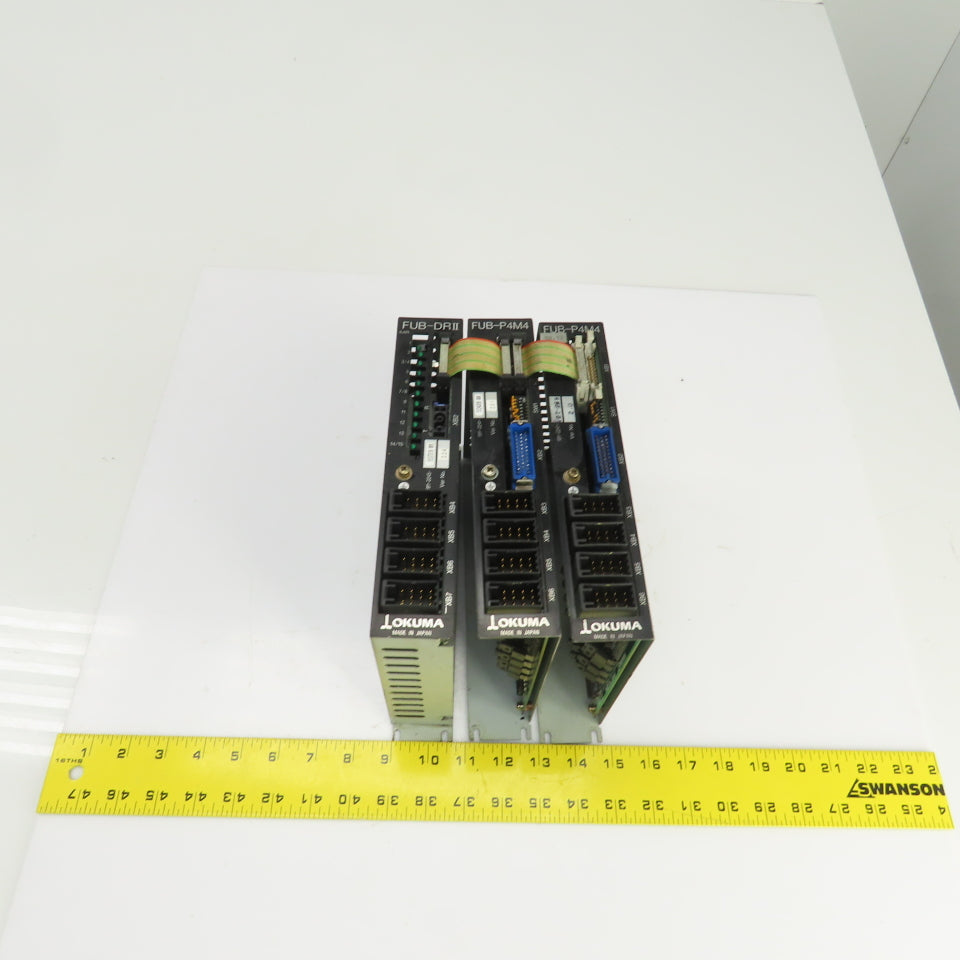 Okuma FUB-P4M4 FUB-DRII 1911-2245 Controller Cards From MX-45 VAE Lot OF 3