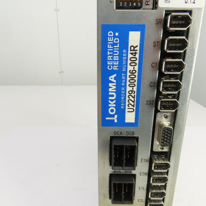 Okuma MIV0303-1-B5 L-M Axis Servo Drive Certified Rebuild U2229-0006-004R