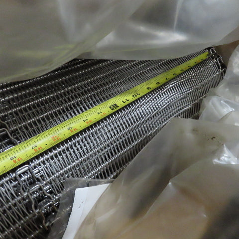 Ashworth 3920G100 34"Wx20'L Stainless Super Small Radius OmniGrid Conveyor Belt