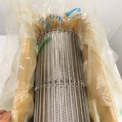 Ashworth 3920G100 34"Wx20'L Stainless Super Small Radius OmniGrid Conveyor Belt