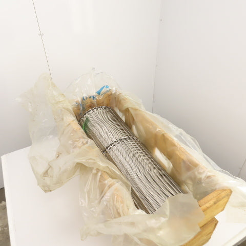 Ashworth 3920G100 34"Wx20'L Stainless Super Small Radius OmniGrid Conveyor Belt