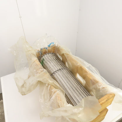 Ashworth 3920G100 34"Wx20'L Stainless Super Small Radius OmniGrid Conveyor Belt