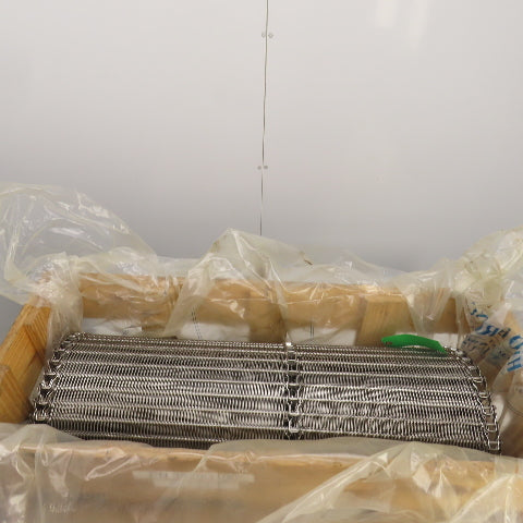 Ashworth 3920G100 34"Wx20'L Stainless Super Small Radius OmniGrid Conveyor Belt