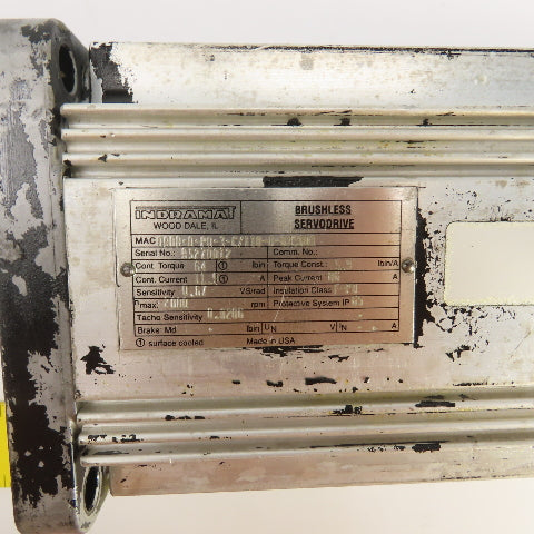 Indramat MAC090B-0-PD-3-C/110-B-0/S001 64 Torq AC Servo Motor 2000RPM W/Encoder