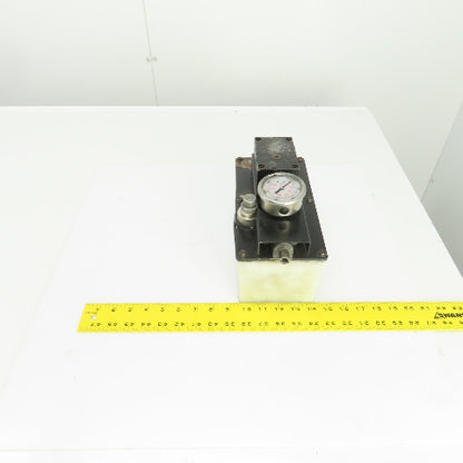 SPX Hytec 100987 Model G Pneumatic Hydraulic Pump 330 Bar 4800PSI W/Manifold