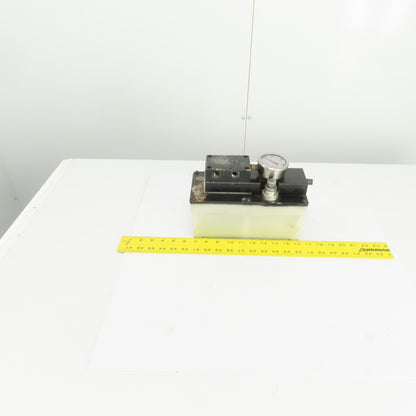 SPX Hytec 100987 Model G Pneumatic Hydraulic Pump 330 Bar 4800PSI W/Manifold