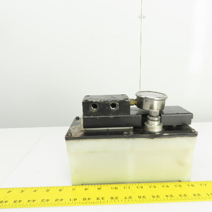 SPX Hytec 100987 Model G Pneumatic Hydraulic Pump 330 Bar 4800PSI W/Manifold