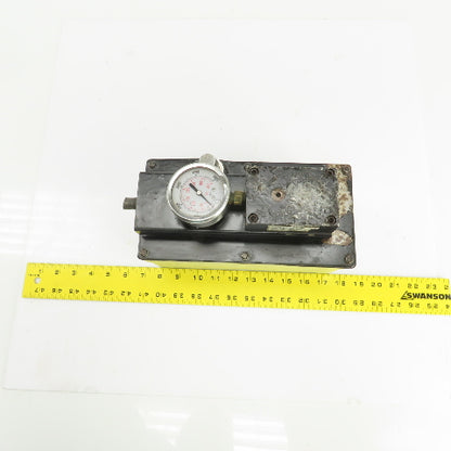 SPX Hytec 100987 Model G Pneumatic Hydraulic Pump 330 Bar 4800PSI W/Manifold