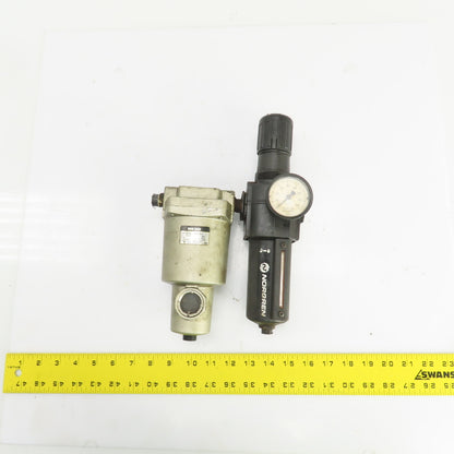 Norgren B74G-3AK-AD3-RMN Filter Regulator W/AMG350-N03BD Drain Catch 150PSI