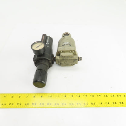 Norgren B74G-3AK-AD3-RMN Filter Regulator W/AMG350-N03BD Drain Catch 150PSI