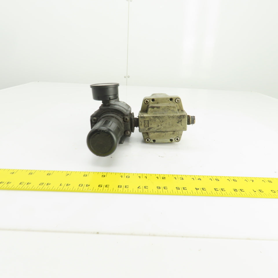 Norgren B74G-3AK-AD3-RMN Filter Regulator W/AMG350-N03BD Drain Catch 150PSI