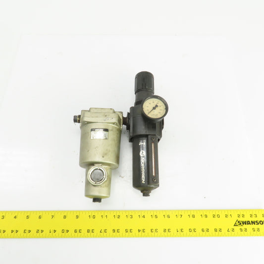 Norgren B74G-3AK-AD3-RMN Filter Regulator W/AMG350-N03BD Drain Catch 150PSI