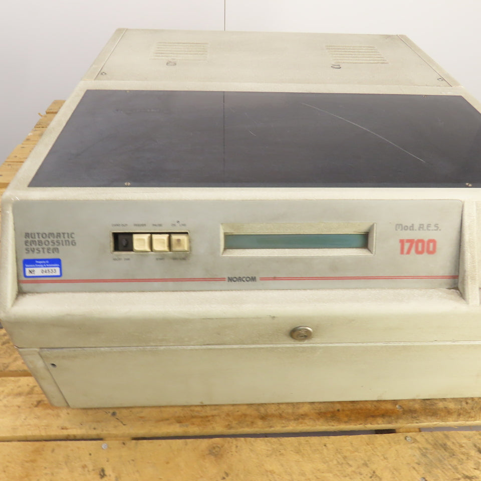 Norcom 1700/A Automatic Metal Dog Tag Stamping Embosser 115V 50/60HZ 6A