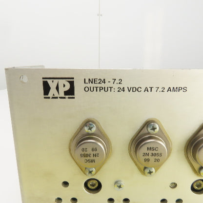 XP Power LNE24-7.2 Power Supply 24VDC 7.2A Output 100-240VAC Input 47-63HZ