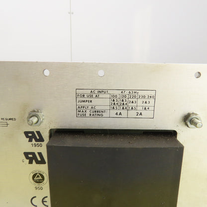 XP Power LNE24-7.2 Power Supply 24VDC 7.2A Output 100-240VAC Input 47-63HZ