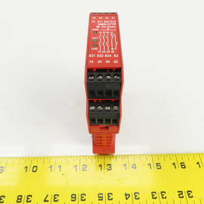 Allen Bradley 440R-N23132 MSR127TP Ser C Guard Master 2 Channel Safety Relay 24V