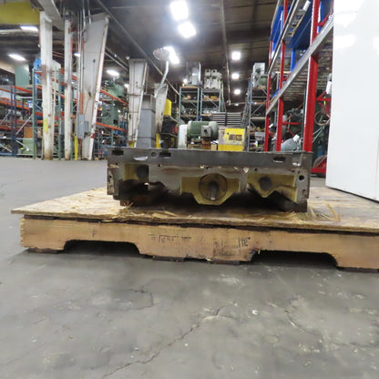 37" L x 22-1/2" W Hydraulic Cylinder Operated Linear Sliding Table 17" Stroke