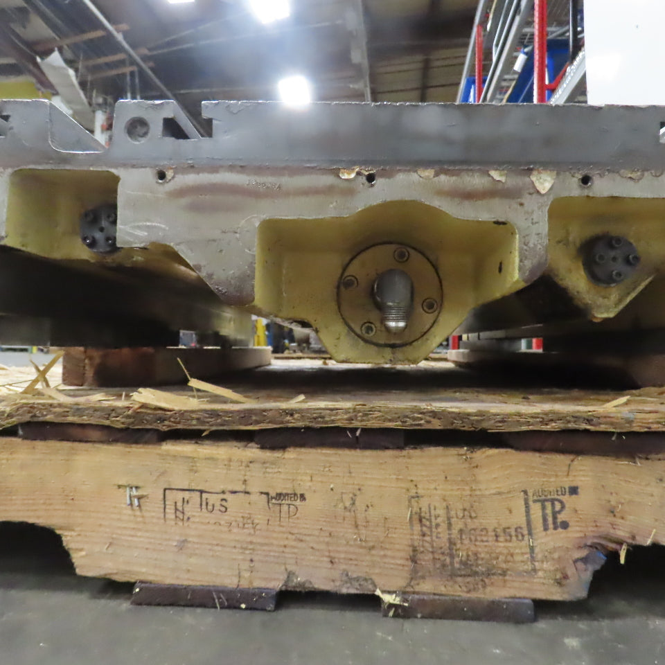 37" L x 22-1/2" W Hydraulic Cylinder Operated Linear Sliding Table 17" Stroke