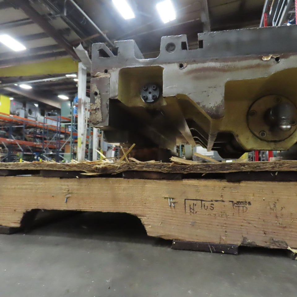 37" L x 22-1/2" W Hydraulic Cylinder Operated Linear Sliding Table 17" Stroke