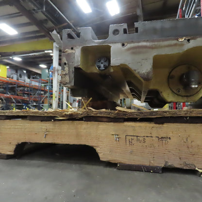 37" L x 22-1/2" W Hydraulic Cylinder Operated Linear Sliding Table 17" Stroke