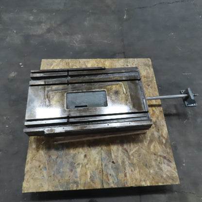 37" L x 22-1/2" W Hydraulic Cylinder Operated Linear Sliding Table 17" Stroke