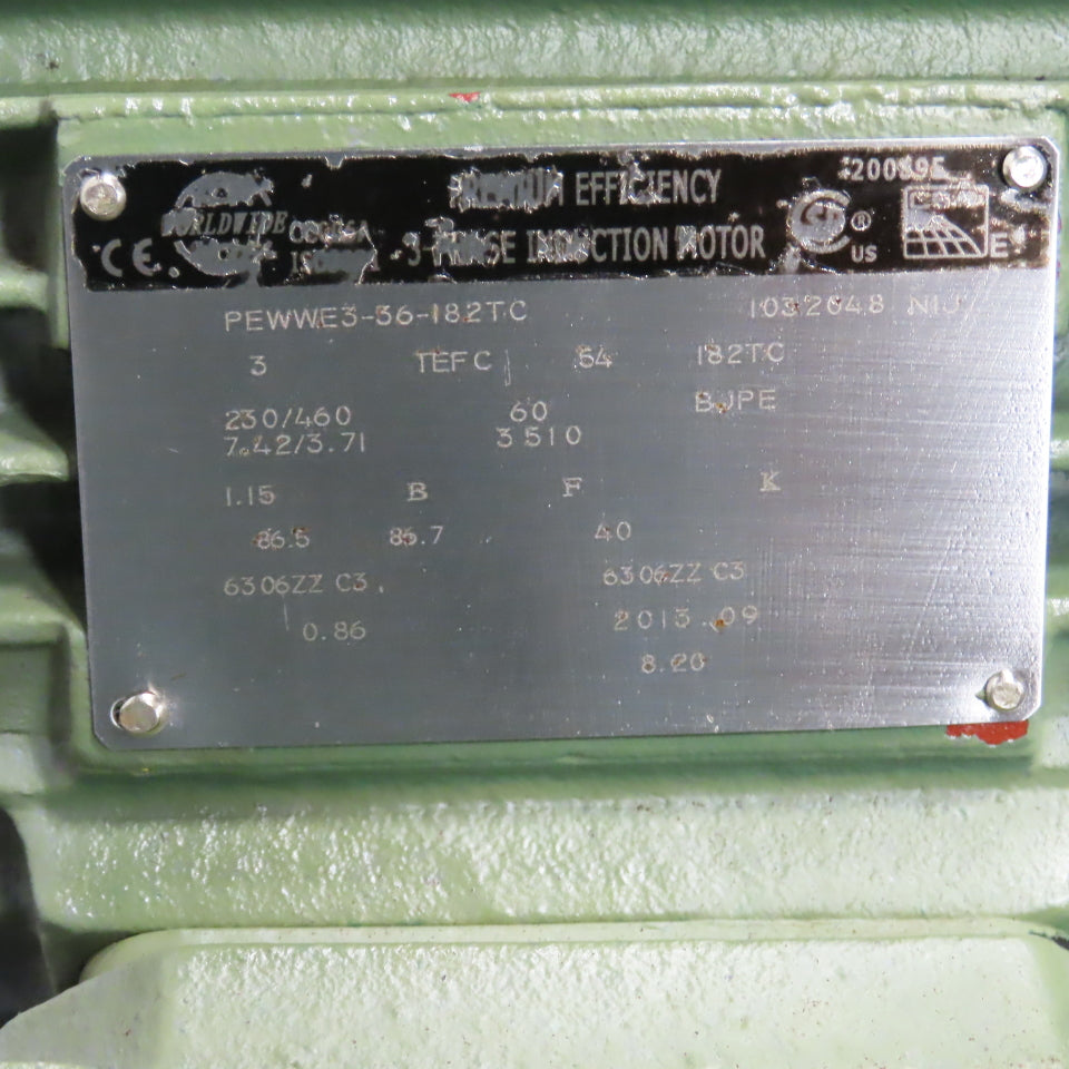 Cincinnati Milacron 2EF73 Magnetic Chuck For ID Grinder 3HP 230/460V 3PH 3510RPM