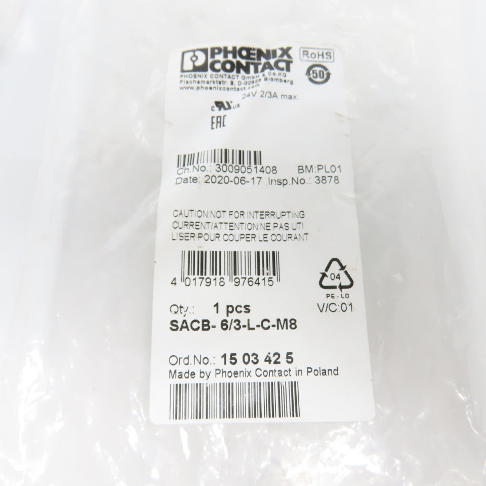 Phoenix Contact SACB-6/3-L-C-M8 Sensor Actuator Box