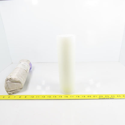 3" Round x 10-3/8" L Polypro Natural Copolymer Stock