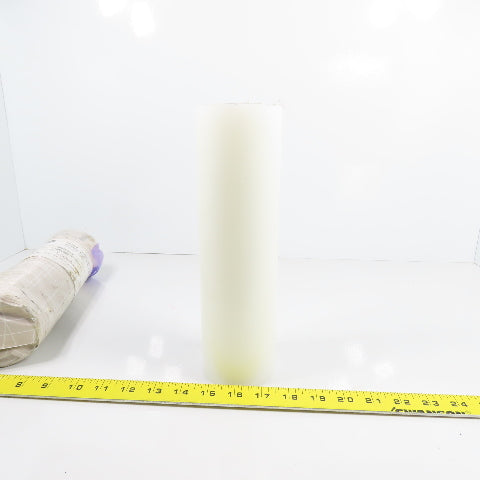 3" Round x 10-3/8" L Polypro Natural Copolymer Stock