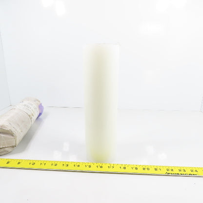 3" Round x 10-3/8" L Polypro Natural Copolymer Stock