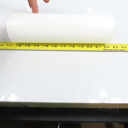 3" Round x 10-3/8" L Polypro Natural Copolymer Stock