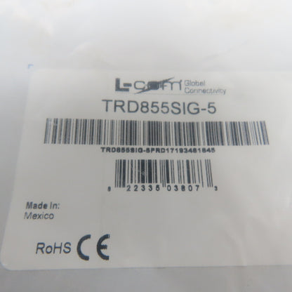 L-Com TRD855SIG-5 Double Shielded Ethernet Patch Cable 5' L