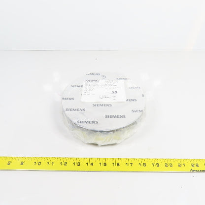 Siemens 7-7/16" OD Prntd Foil Die Cut Lid Lot Of 400