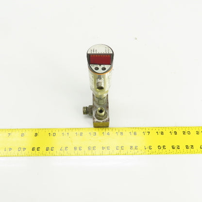 IFM PN2222 Pressure Sensor 20-30VVDC 300 BAR 4350PSI W/Valve Block
