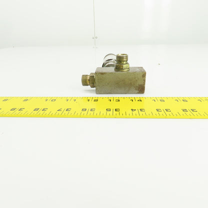 IFM PN2222 Pressure Sensor 20-30VVDC 300 BAR 4350PSI W/Valve Block