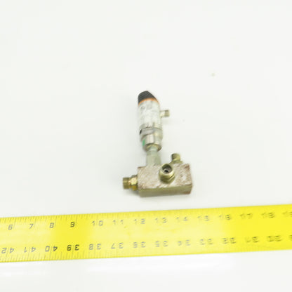 IFM PN2222 Pressure Sensor 20-30VVDC 300 BAR 4350PSI W/Valve Block