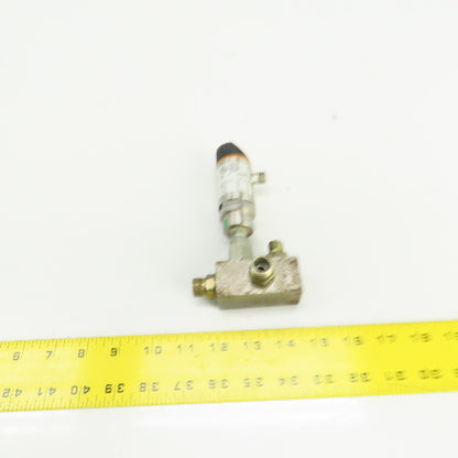 IFM PN2222 Pressure Sensor 20-30VVDC 300 BAR 4350PSI W/Valve Block