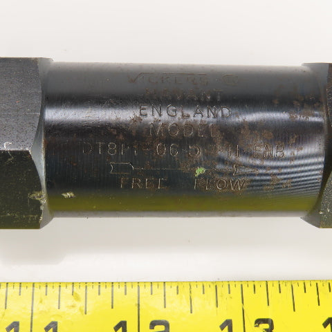 Vickers DT8P1-06-5-11-ENB Inline Free Flow Hydraulic Check Valve