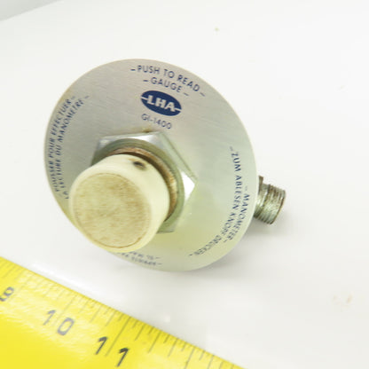 LHA GI-1400 Push To Read Hydraulic Gauge Valve
