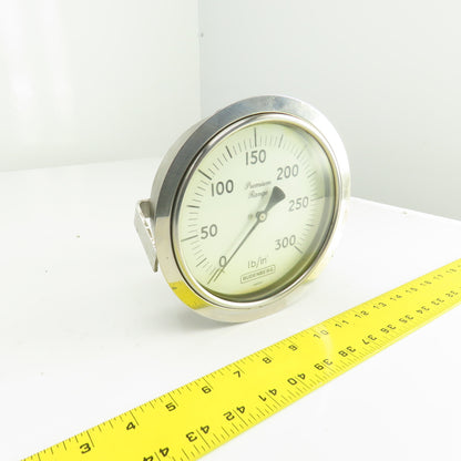 Budenberg 13222347 Premium Range 6" Pressure Gauge 0-300 PSI