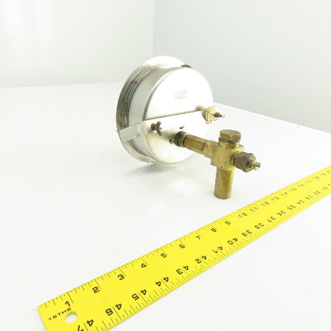 Budenberg 13222347 Premium Range 6" Pressure Gauge 0-300 PSI