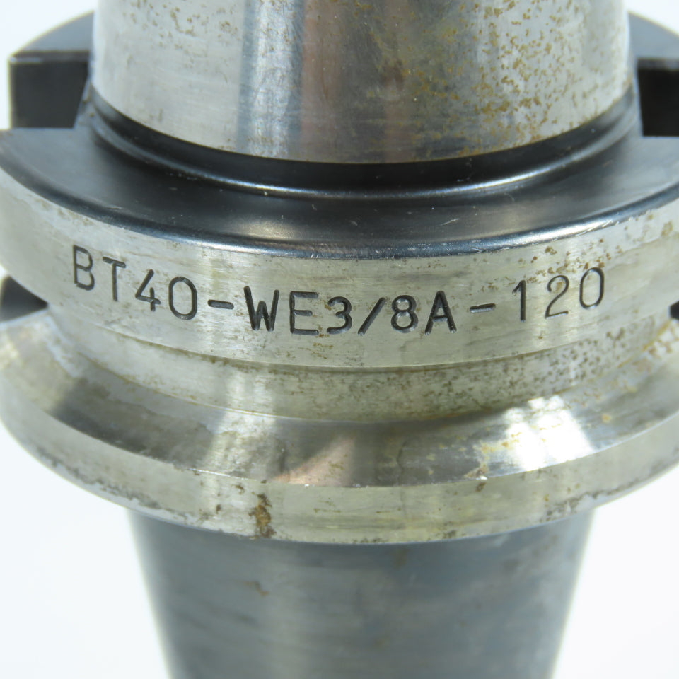 Nikken BT40-WE3/8A-120 End Mill Tool Holder 3/8" ID 4-3/4" Projection