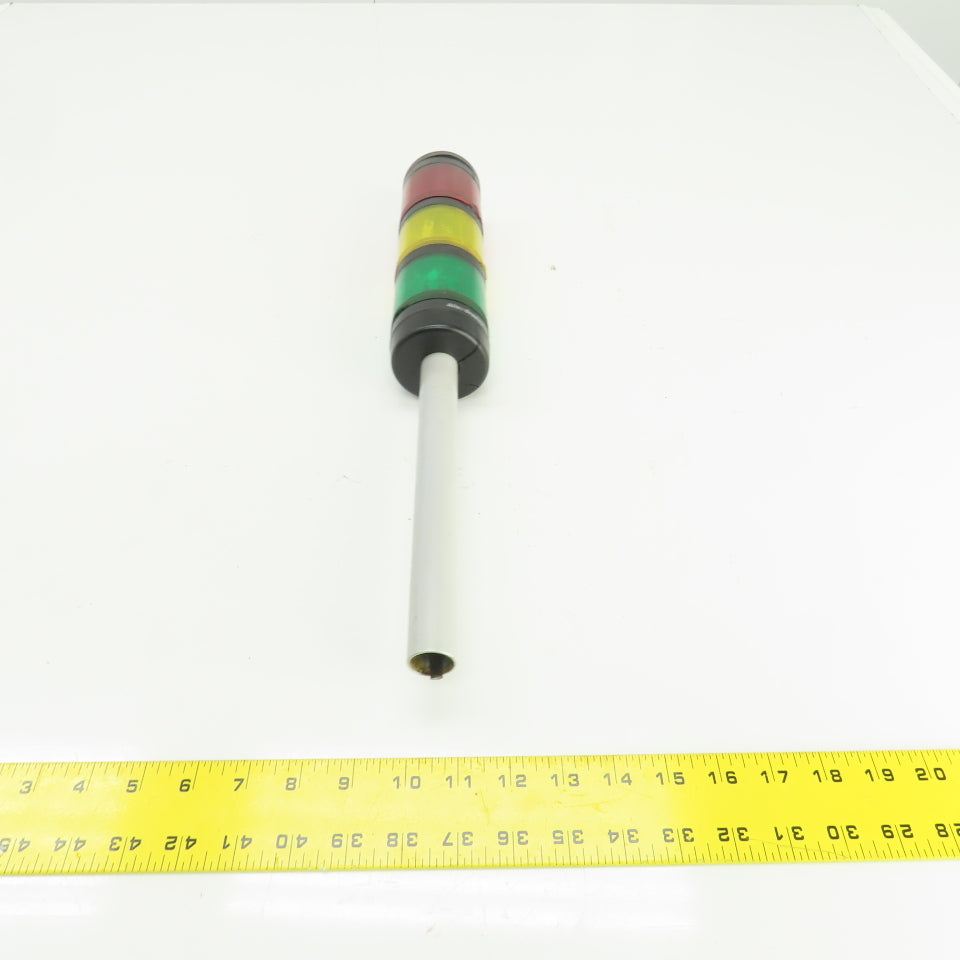 Allen Bradley 885T-B24DN4 Ser B Tower Light Stack W/Red Amber Green 24V AC/DC