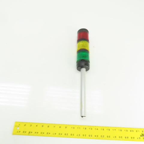 Allen Bradley 885T-B24DN4 Ser B Tower Light Stack W/Red Amber Green 24V AC/DC