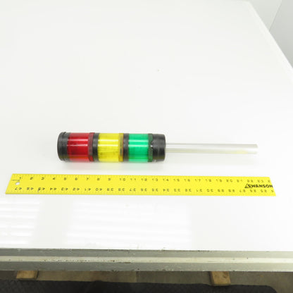 Allen Bradley 885T-B24DN4 Ser B Tower Light Stack W/Red Amber Green 24V AC/DC
