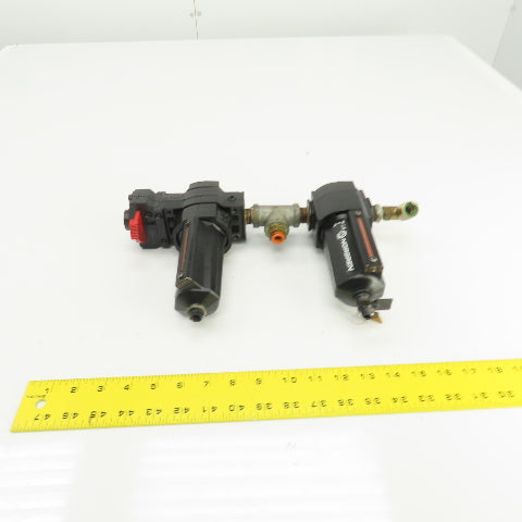 Norgren L74M-4AP-QDN F64G-NNN-AD3 Pneumatic Filter Lubricator Assembly 250PSI